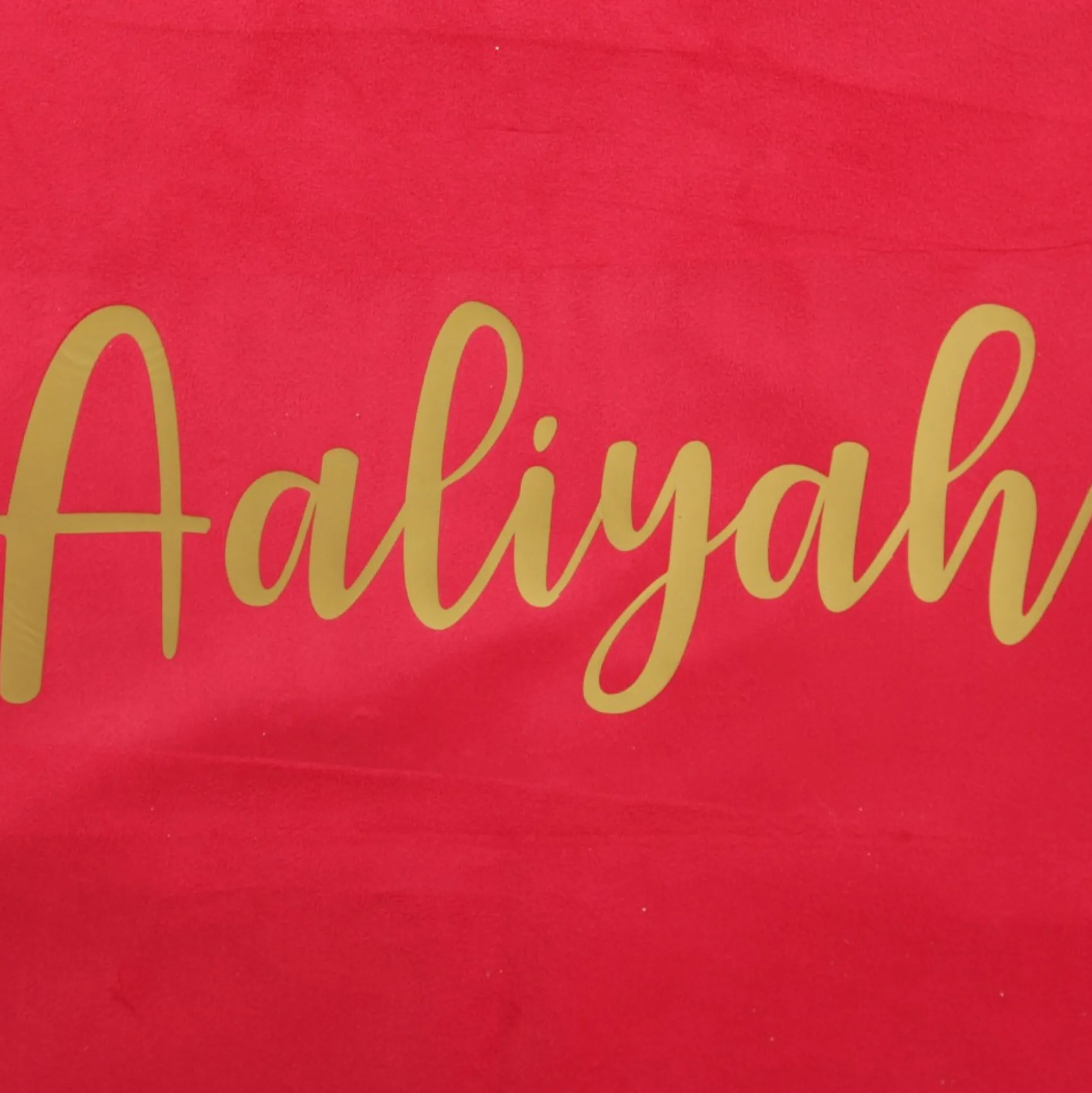 Personalised Dark Red Velvet Santa Sack Personalised Santa Sacks|