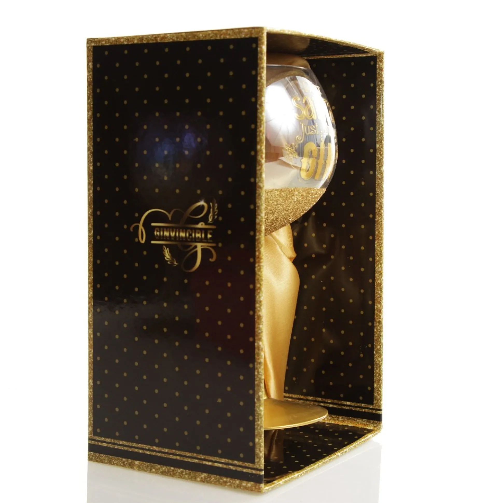 Personalised Dear Santa Just Bring Gin Large Christmas Wine Glass Christmas Wine Glasses And Mugs|