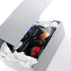 Personalised Deluxe Glass Family Pack with Gift Box Personalised Baubles|