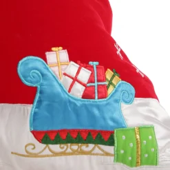 Personalised Deluxe Velvet Snowman Sack Personalised Santa Sacks|