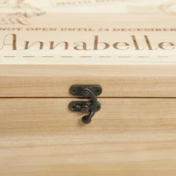 Personalised Do Not Open Wooden Christmas Eve Box Gift Wrap, Boxes, Bags & Tags|