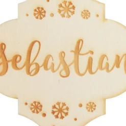 Personalised Etched Finial Christmas Decoration Personalised Decorations|