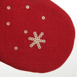 Personalised Fluffy Boy Llama Red Christmas Stocking Personalised Stockings|