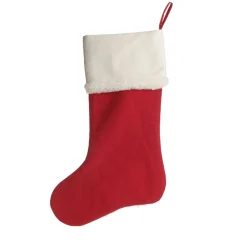 Personalised Fluffy Girl Llama Red Christmas Stocking Personalised Stockings|