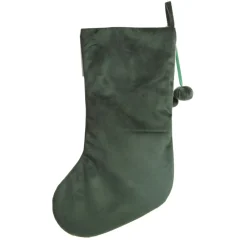 Personalised Forest Green Velvet Christmas Stocking Personalised Stockings|