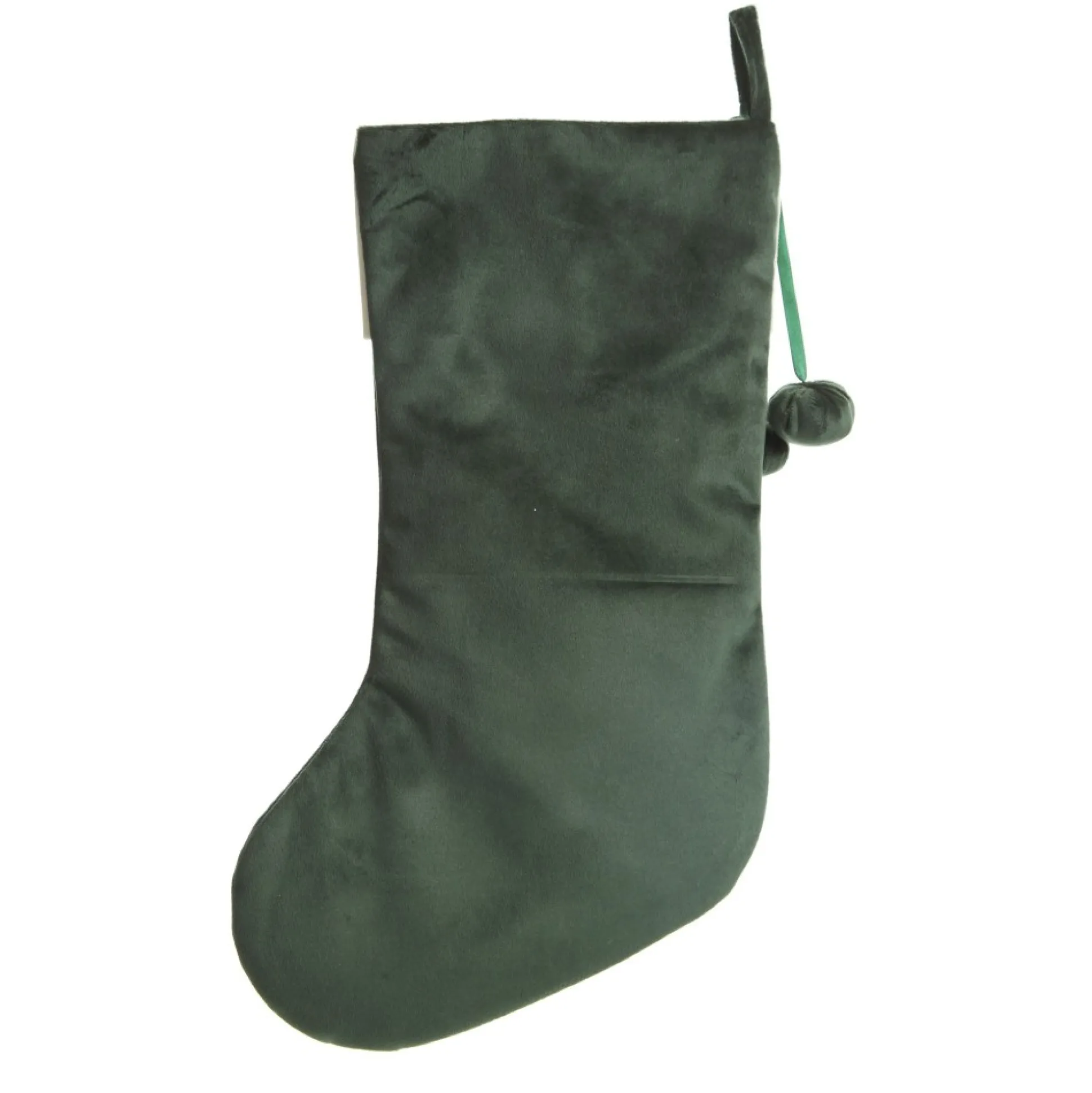 Personalised Forest Green Velvet Christmas Stocking Personalised Stockings|