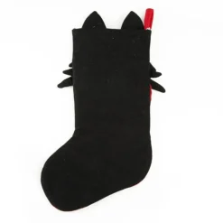 Personalised Fun Black Cat Christmas Stocking Personalised Stockings|