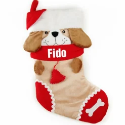 Personalised Fun Dog Christmas Stocking Personalised Stockings|