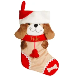 Personalised Fun Dog Christmas Stocking Personalised Stockings|