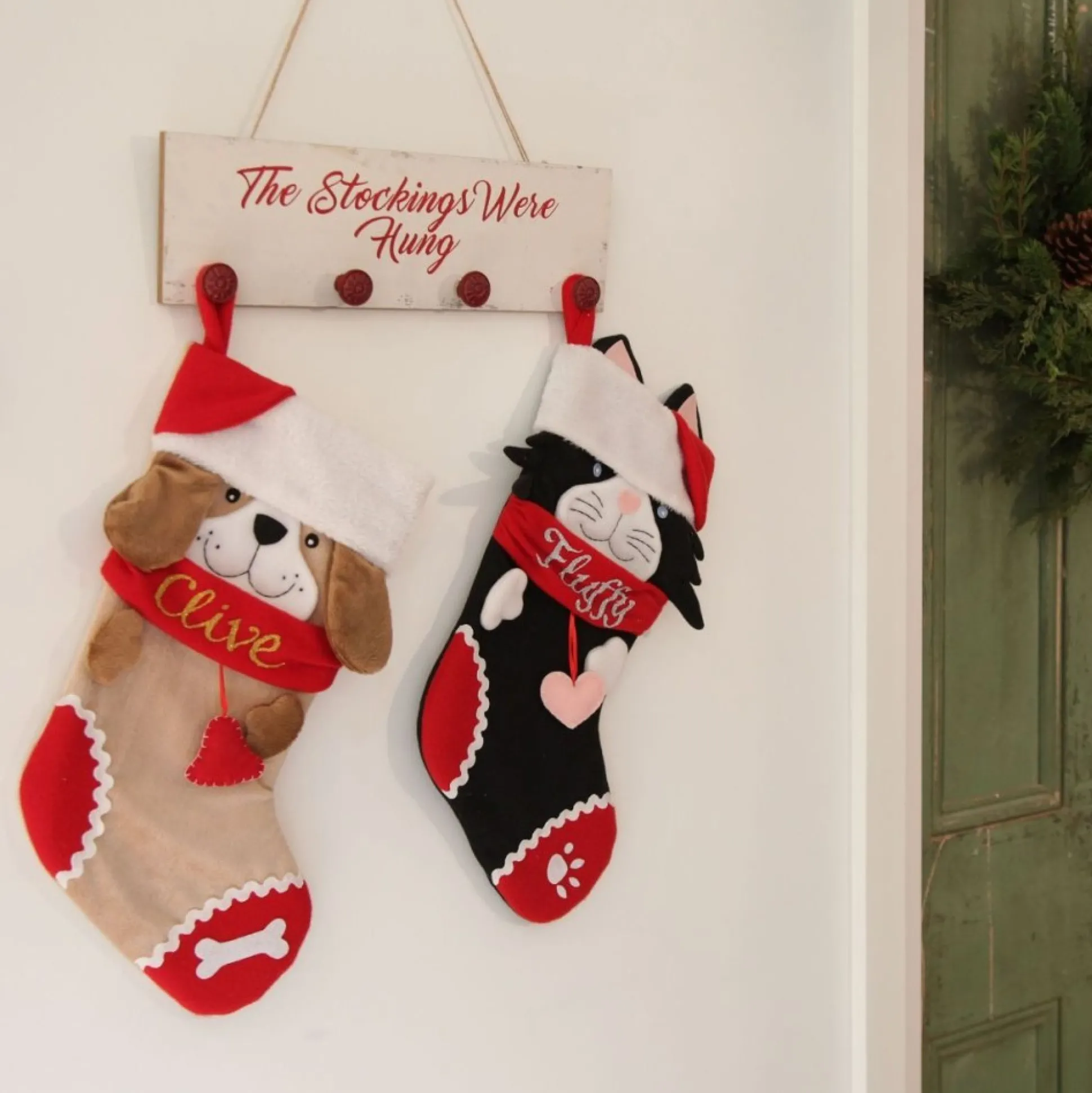 Personalised Fun Dog Christmas Stocking Personalised Stockings|