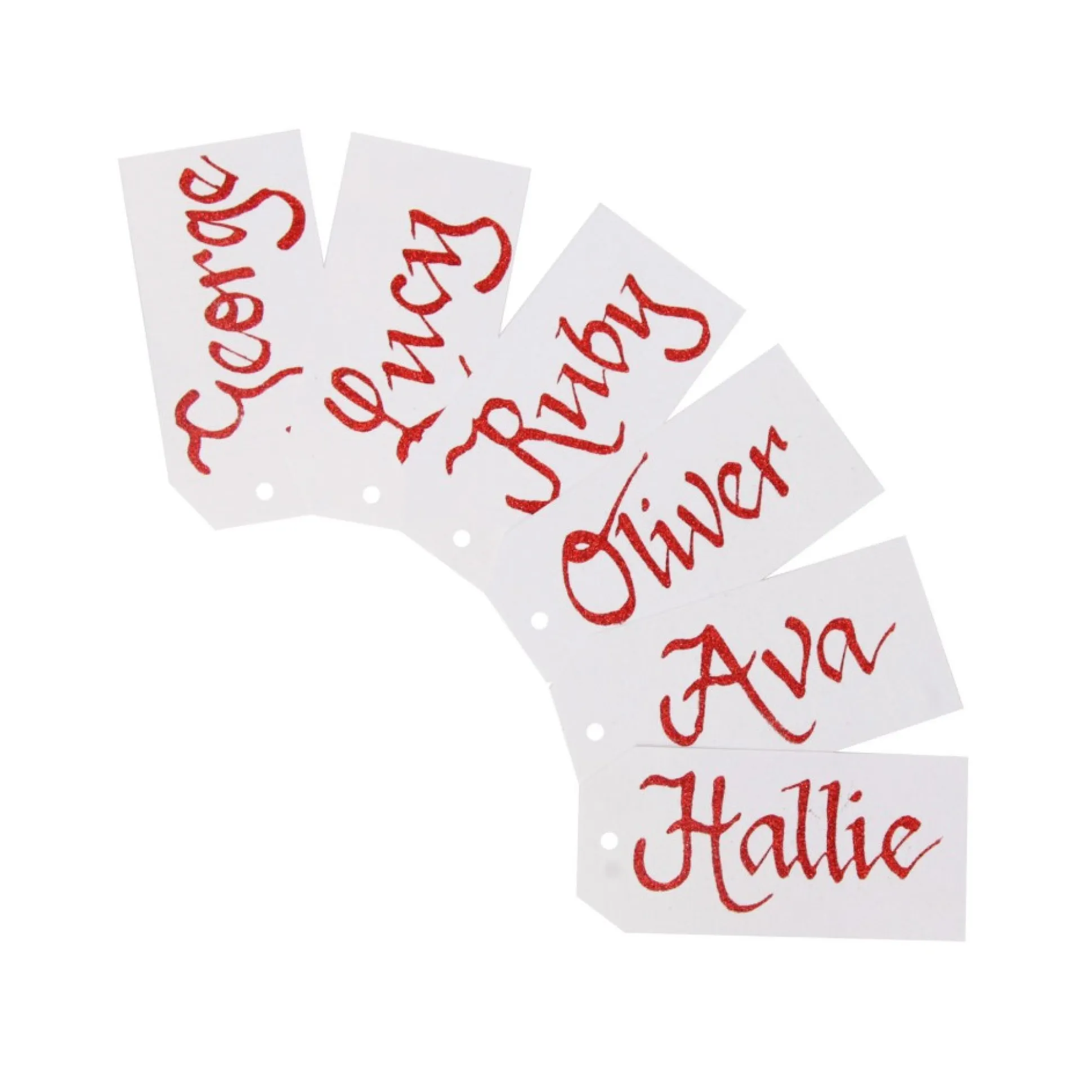 Personalised Gift Tags Square Cut - Set of 6 Gift Wrap, Boxes, Bags & Tags|