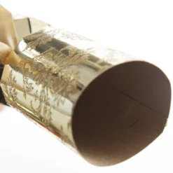 Personalised Gold Damask Pattern Bon Bon - Single Christmas Bon Bons|