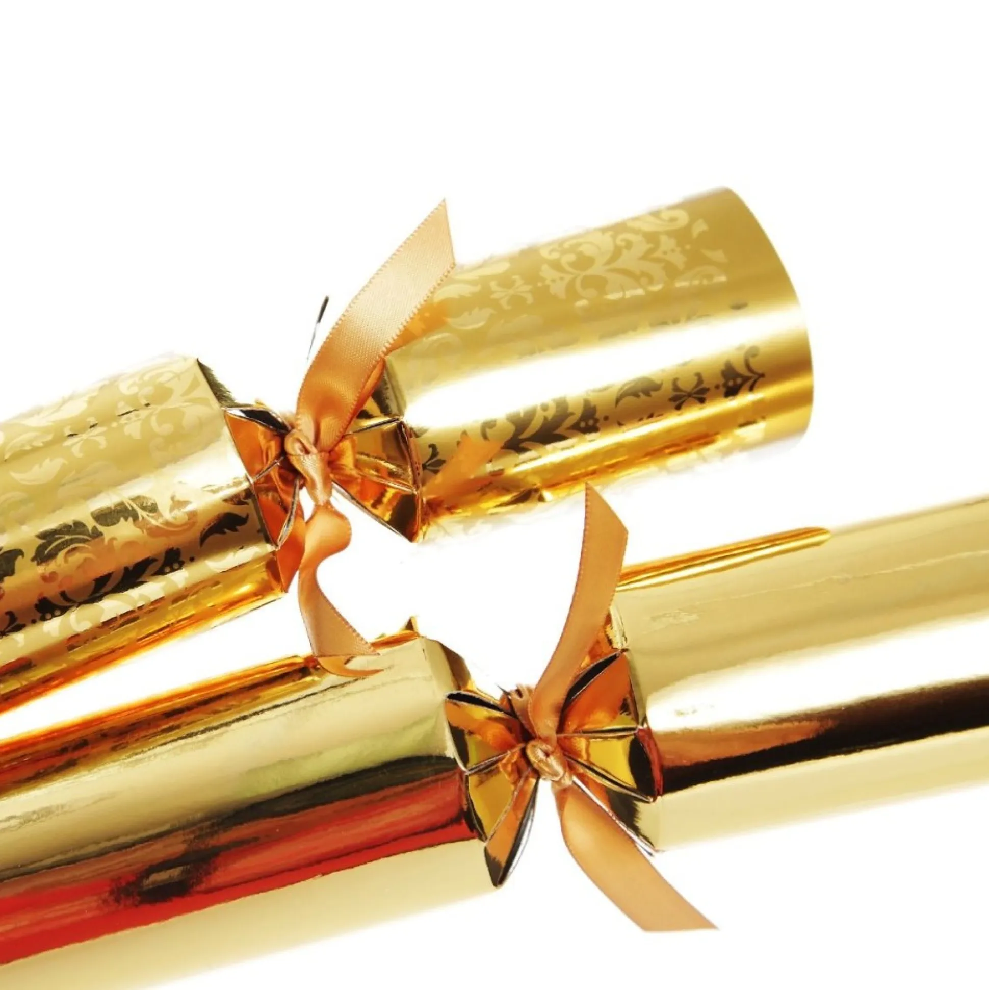 Personalised Gold Leaf Pattern Bon Bon - Single Christmas Bon Bons|