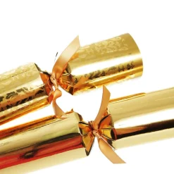 Personalised Gold Plain Bon Bon - Single Christmas Bon Bons|