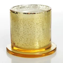 Personalised Gold Scented Christmas Candle with Glass Cloche Christmas Candles And Scents|