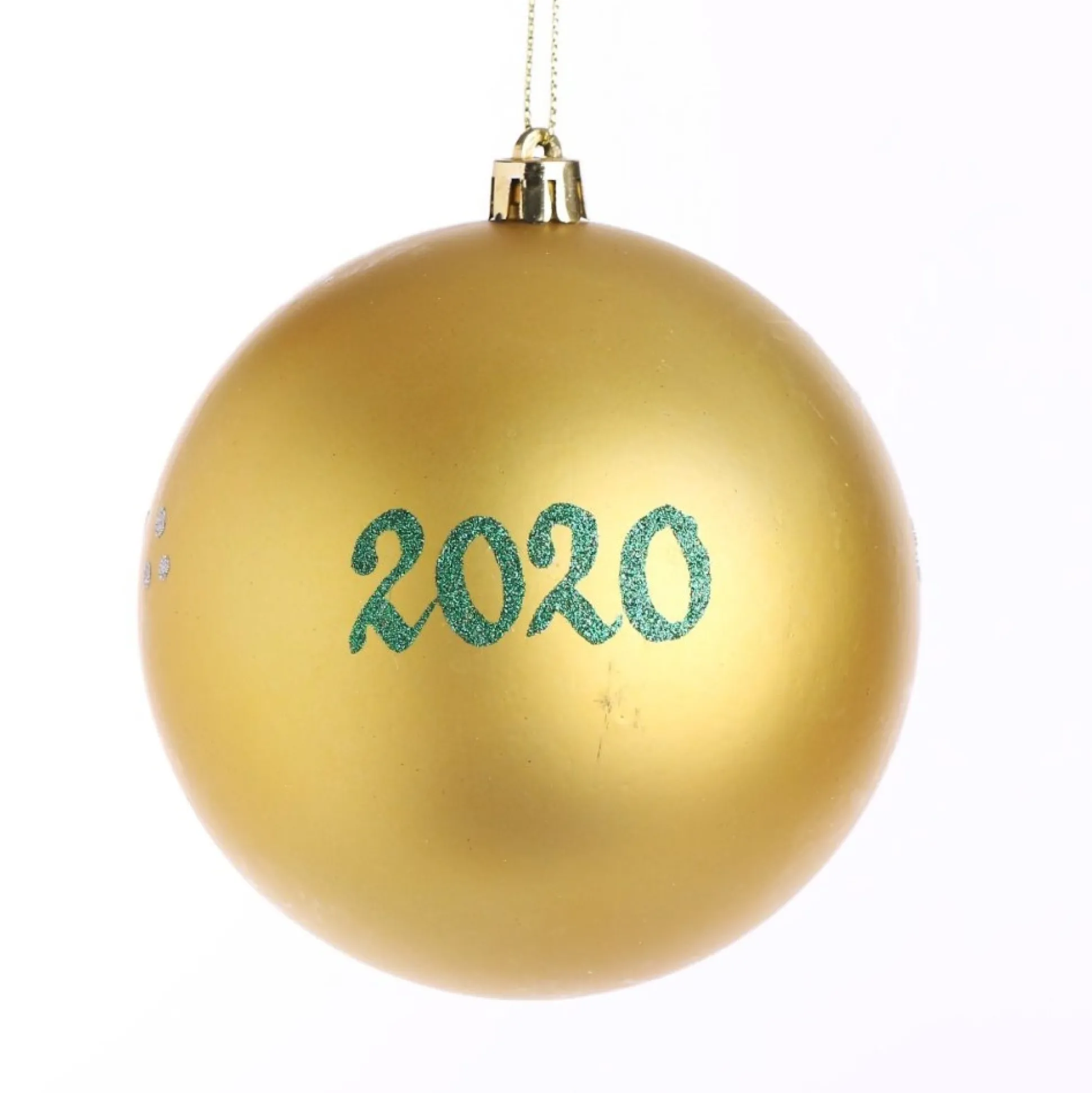 Personalised Gold Shatterproof Christmas Bauble Personalised Baubles|