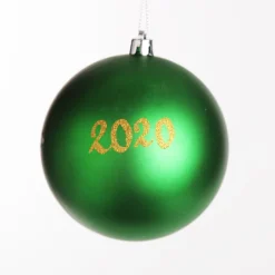 Personalised Green Shatterproof Christmas Bauble Personalised Baubles|
