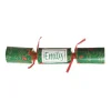 Personalised Green Swirling Holly Bon Bon - Single Christmas Bon Bons|