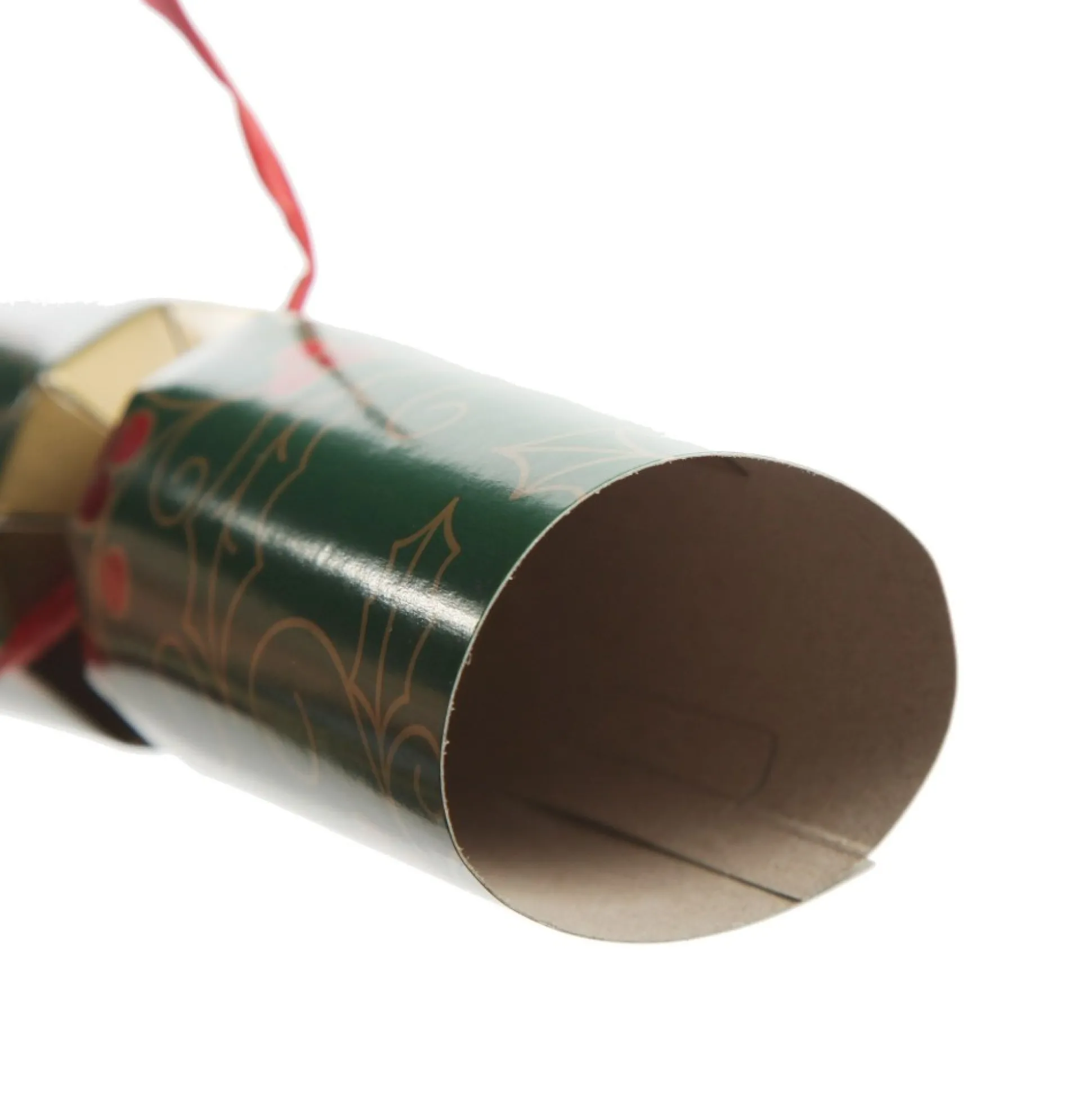 Personalised Green Swirling Holly Bon Bon - Single Christmas Bon Bons|