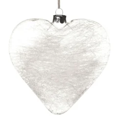 Personalised Icicle Glass Heart - All i need is Love and a Cat Glass Hearts And Discs|