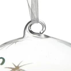 Personalised Iridescent Glass Christmas Bauble Personalised Baubles|