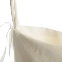 Personalised Ivory Velvet Christmas Stocking Personalised Stockings|