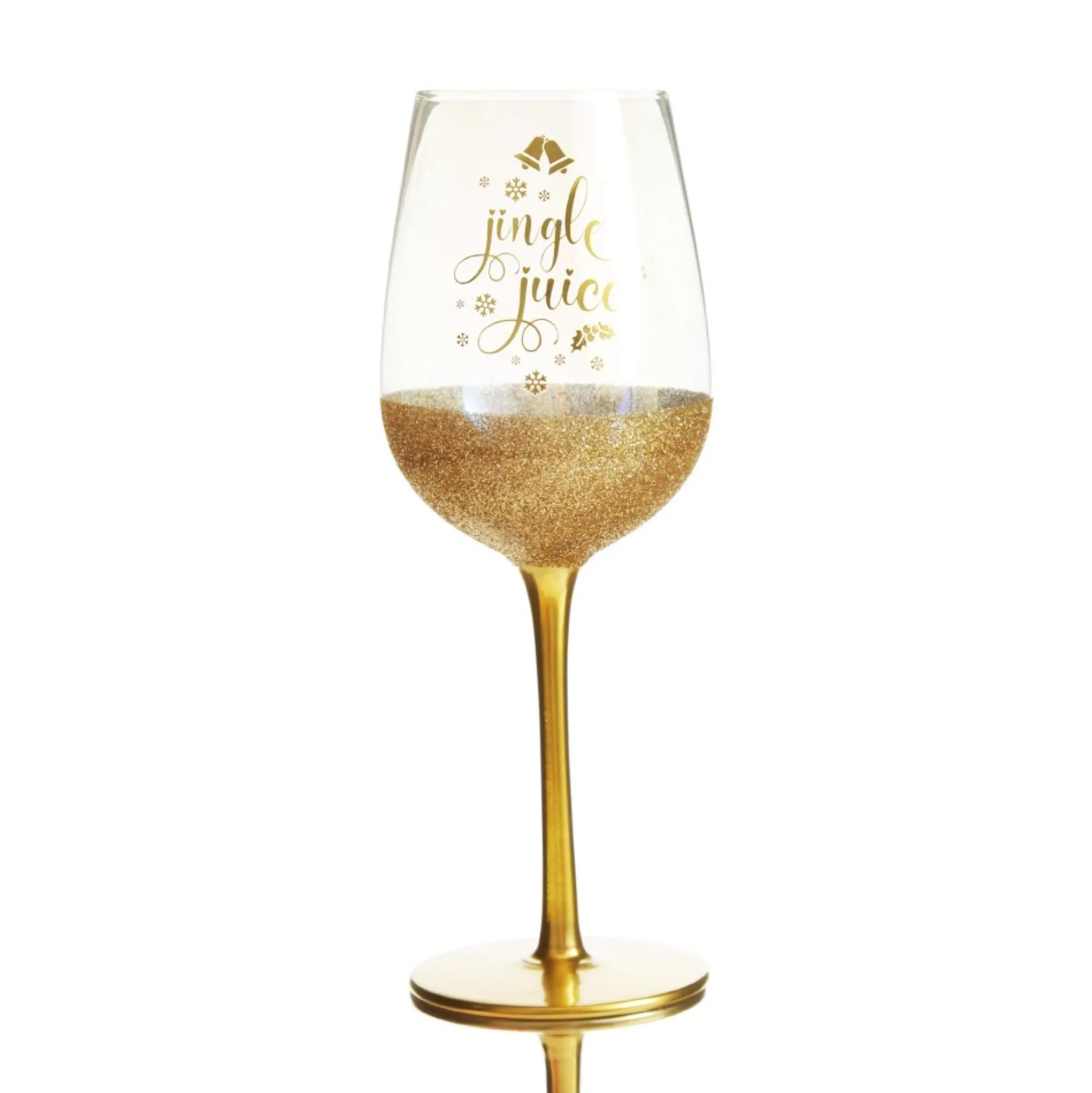 Personalised Jingle Juice Christmas Wine Glass Christmas Wine Glasses And Mugs|