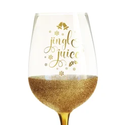 Personalised Jingle Juice Christmas Wine Glass Christmas Wine Glasses And Mugs|