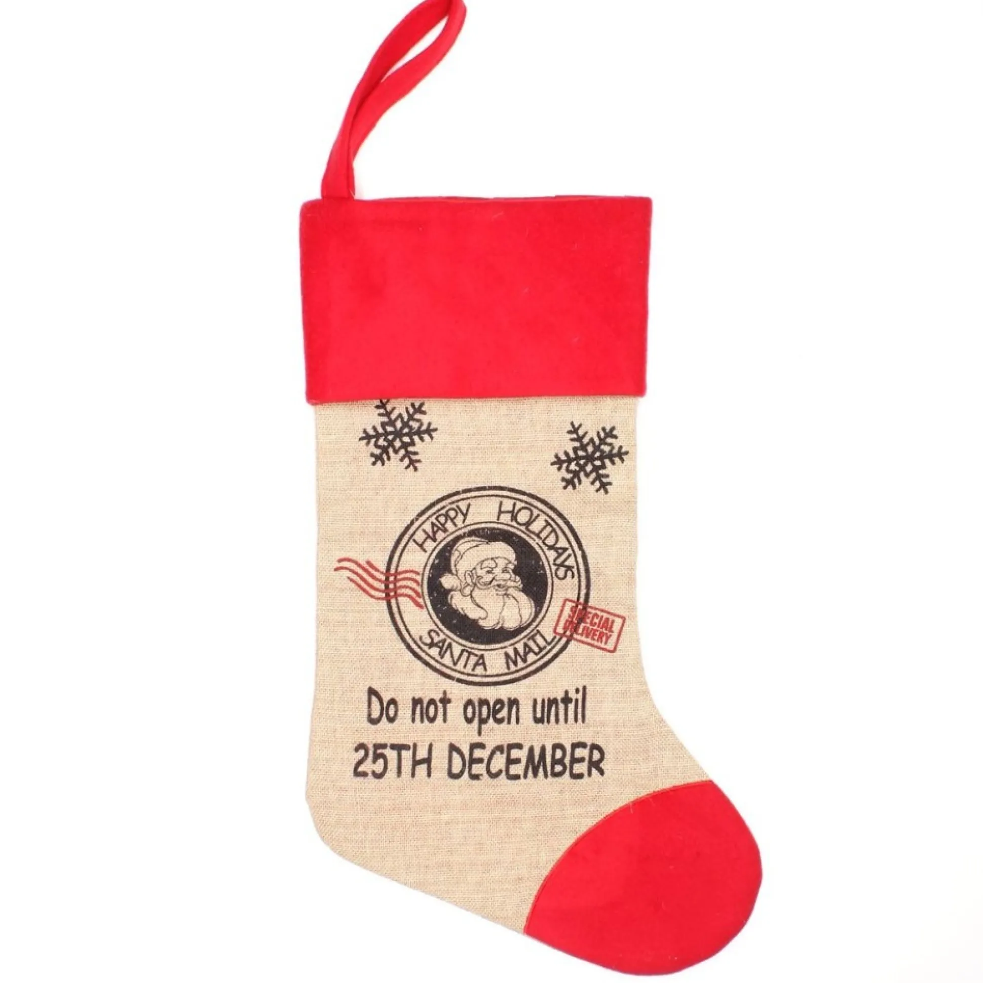 Personalised Jumbo Burlap Stocking Personalised Stockings|