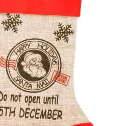 Personalised Jumbo Burlap Stocking Personalised Stockings|