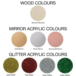 Personalised Laser Cut Names Christmas Table Decor|