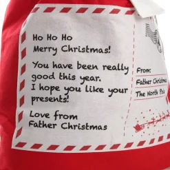 Personalised Letter from Santa Red Felt Jumbo Sack Personalised Santa Sacks|