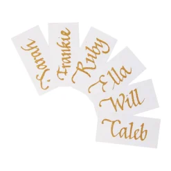 Personalised Name Place Cards - Set of 6 Christmas Table Decor|