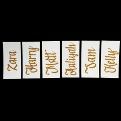 Personalised Name Place Cards - Set of 6 Christmas Table Decor|