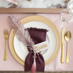 Personalised Name Place Cards - Set of 6 Christmas Table Decor|