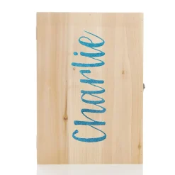 Personalised Natural Wooden Christmas Eve Keepsake Box Christmas Eve Keepsake Boxes|