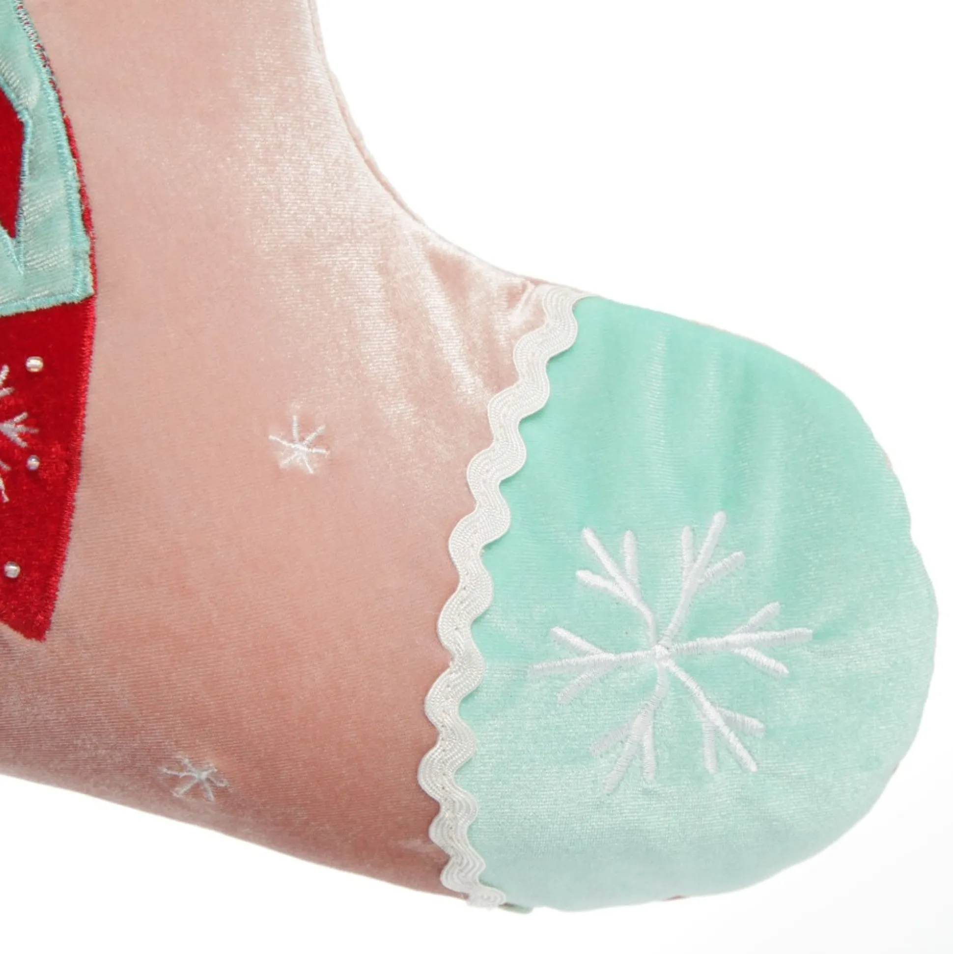 Personalised Peppermint Finial Christmas Stocking Personalised Stockings|
