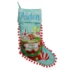 Personalised Pom Pom Beach Christmas Stocking Personalised Stockings|