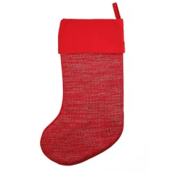 Personalised Red Bauble Christmas Stocking Personalised Stockings|