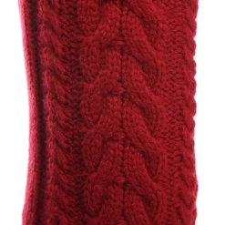 Personalised Red Cable Knit Christmas Stocking Personalised Stockings|