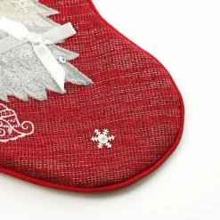 Personalised Red Tree Christmas Stocking Personalised Stockings|