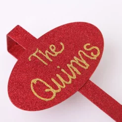 Personalised Red Wreath Hanger Wreath Hangers And Stands|