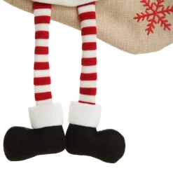 Personalised Reindeer Christmas Stocking with Dangly Legs Personalised Stockings|