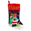 Personalised Reindeer Christmas Stocking Personalised Stockings|