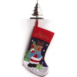 Personalised Reindeer Christmas Stocking Personalised Stockings|