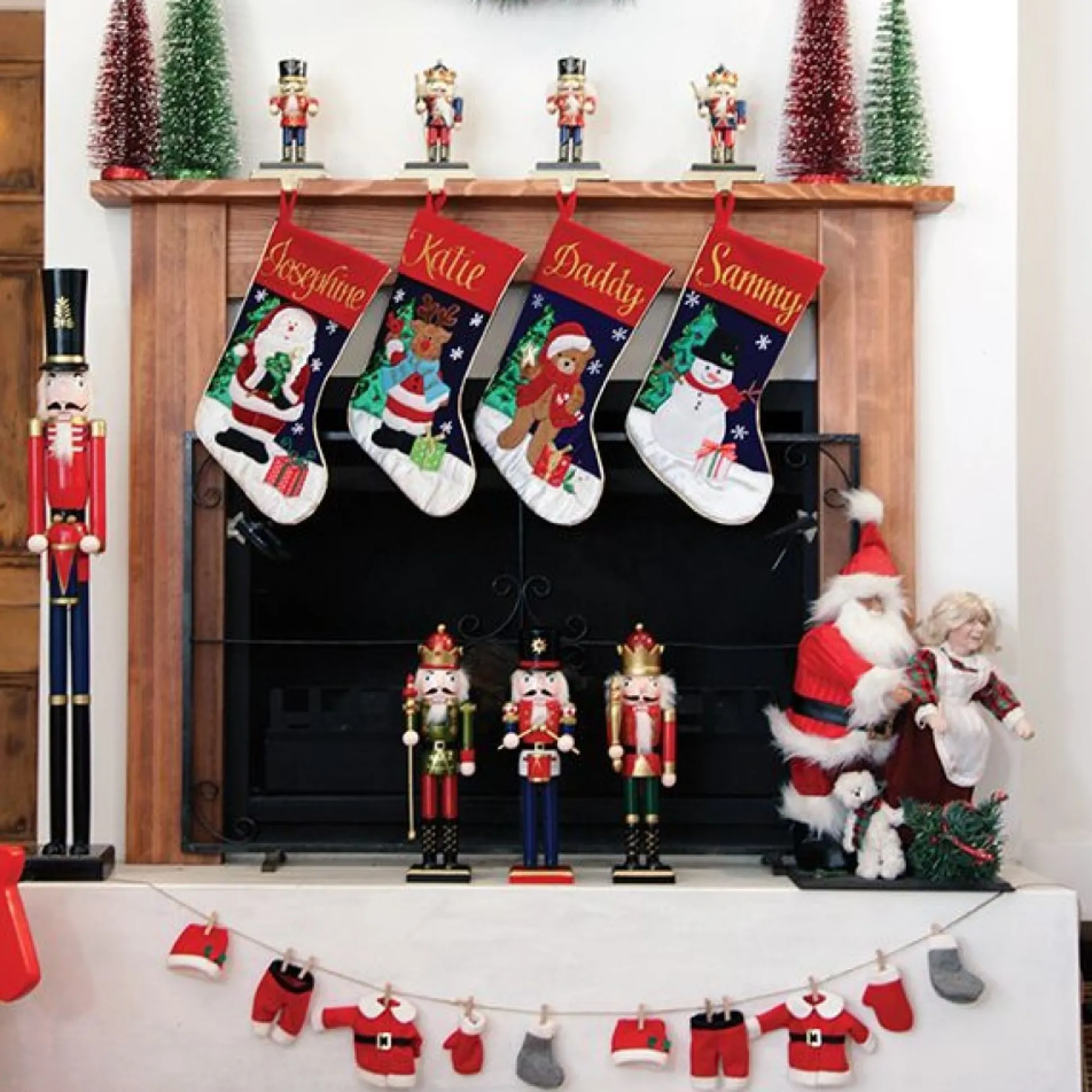 Personalised Reindeer Christmas Stocking Personalised Stockings|