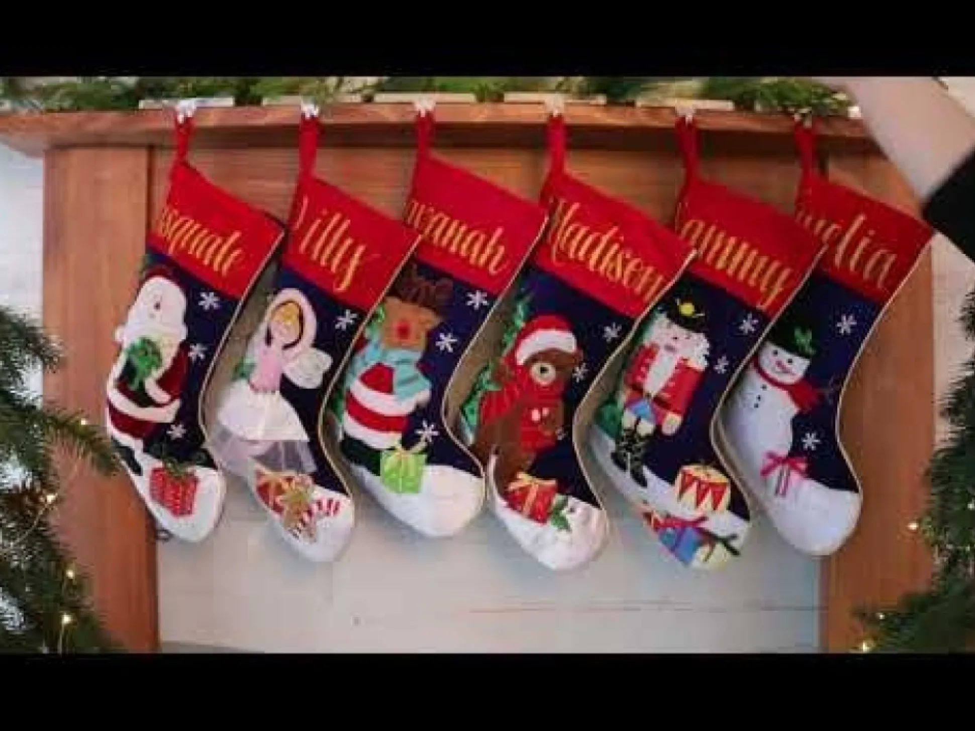 Personalised Reindeer Christmas Stocking Personalised Stockings|