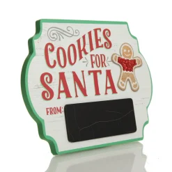 Personalised Retro Cookies for Santa Table Plaque Christmas Plaques|