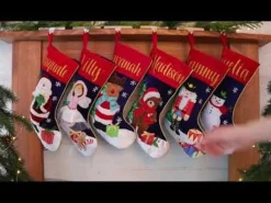 Personalised Santa Christmas Stocking Personalised Stockings|