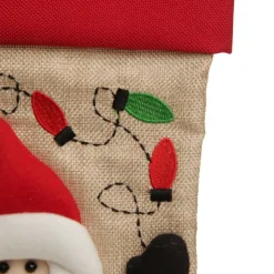 Personalised Santa Christmas Stocking with Dangly Legs Personalised Stockings|